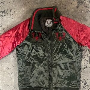 Rare death mountain satin color jacket vintage size L